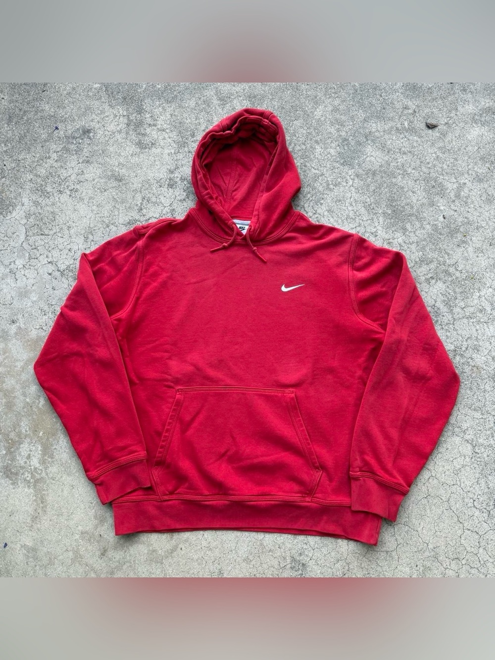Nike Embroidered Mini Swoosh Pullover Hoodie Sweater
